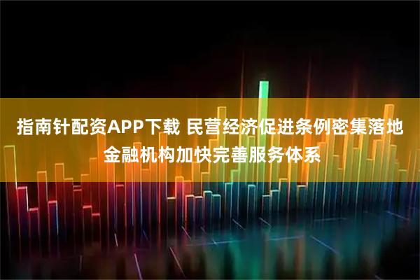 指南针配资APP下载 民营经济促进条例密集落地 金融机构加快完善服务体系