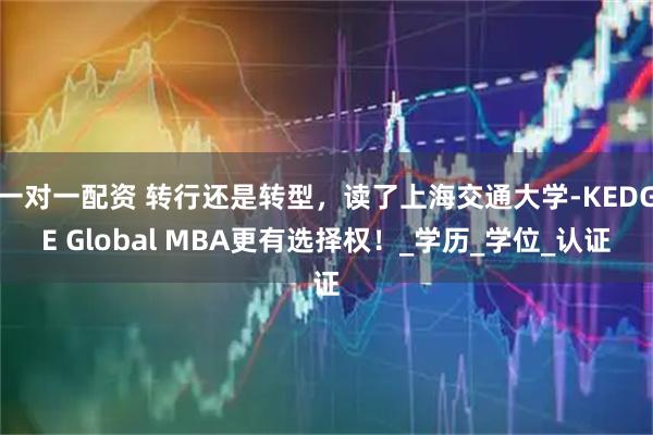 一对一配资 转行还是转型，读了上海交通大学-KEDGE Global MBA更有选择权！_学历_学位_认证